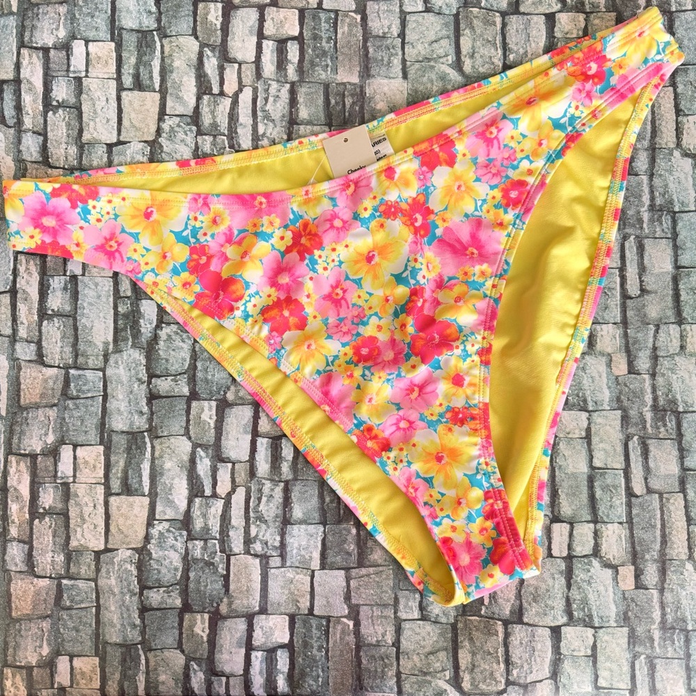 Cheeky High Leg Bikini Bottoms Sz XXL
